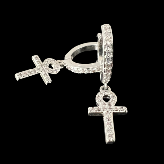 Ankh (Key of Life) Drop Earrings