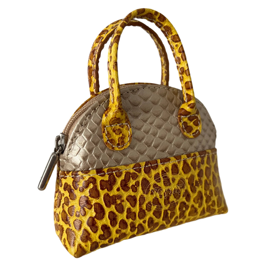 Mini Leather Coin Purse - Multicolor