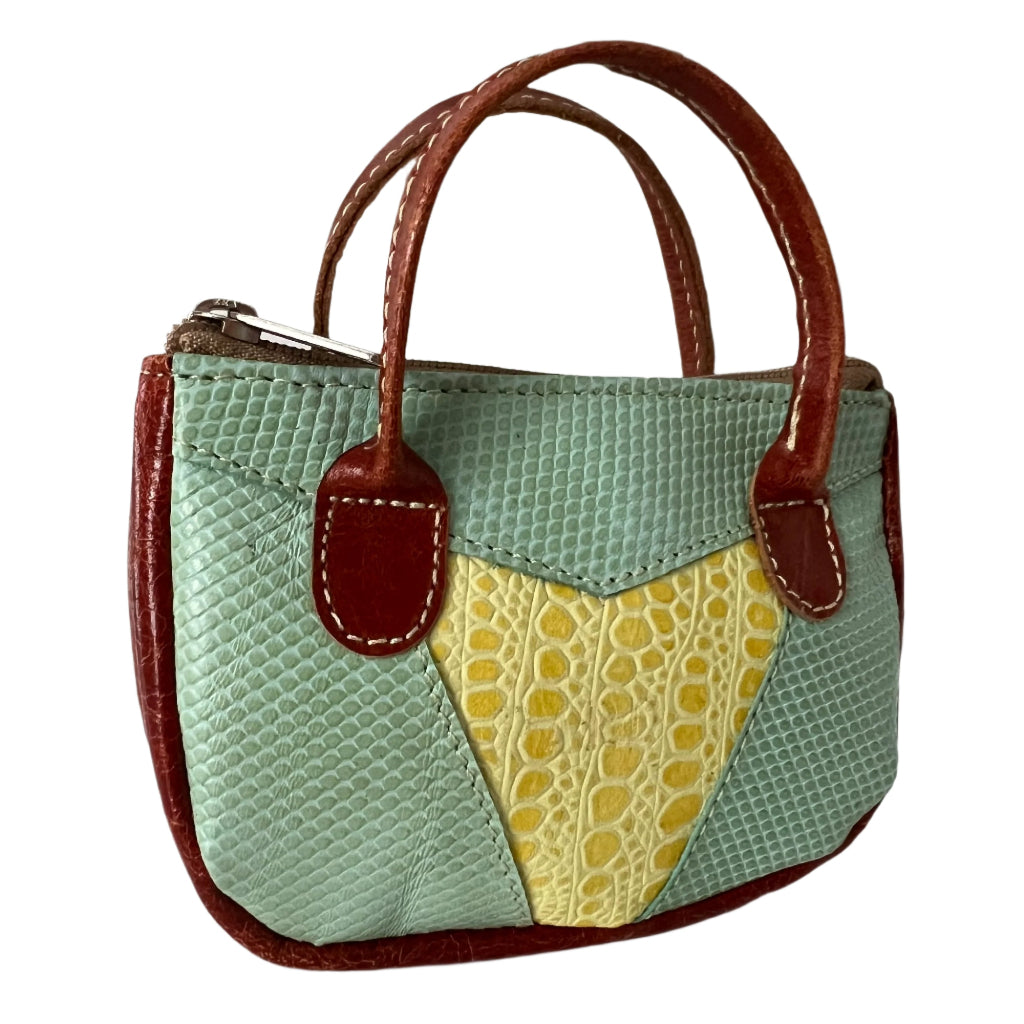 Mini Leather Coin Purse - Multicolor