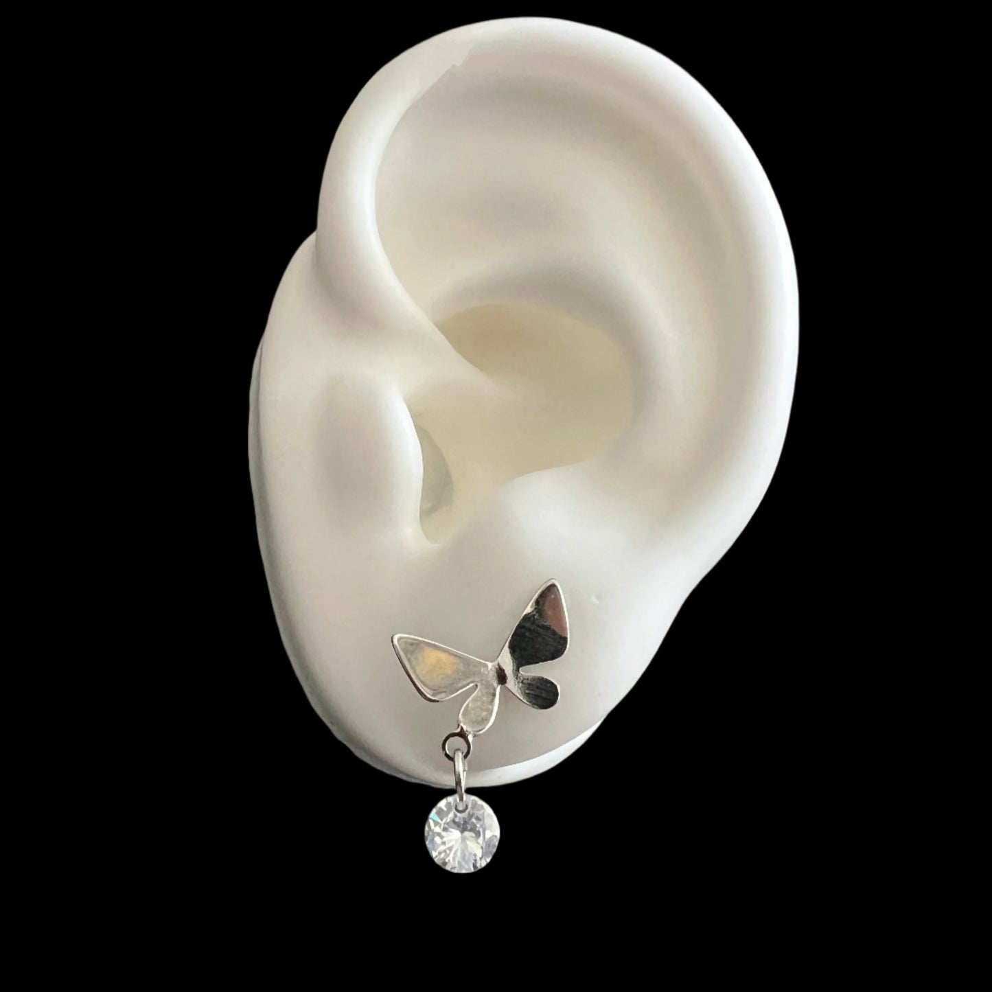 Tiny Butterfly Single Stud