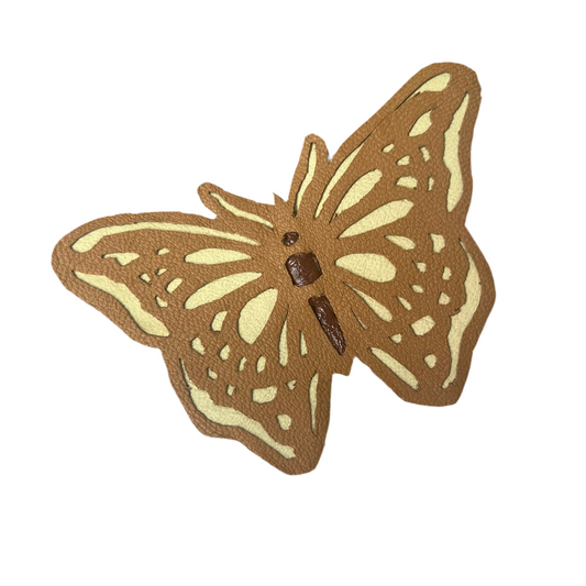 Leather Butterfly Hair Tie