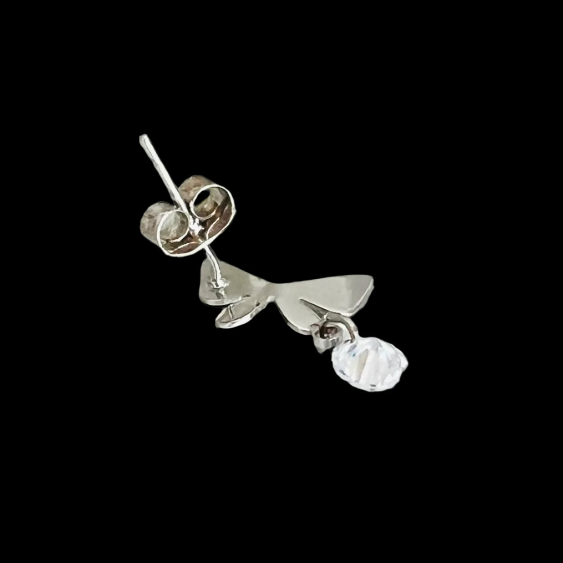 Tiny Butterfly Single Stud