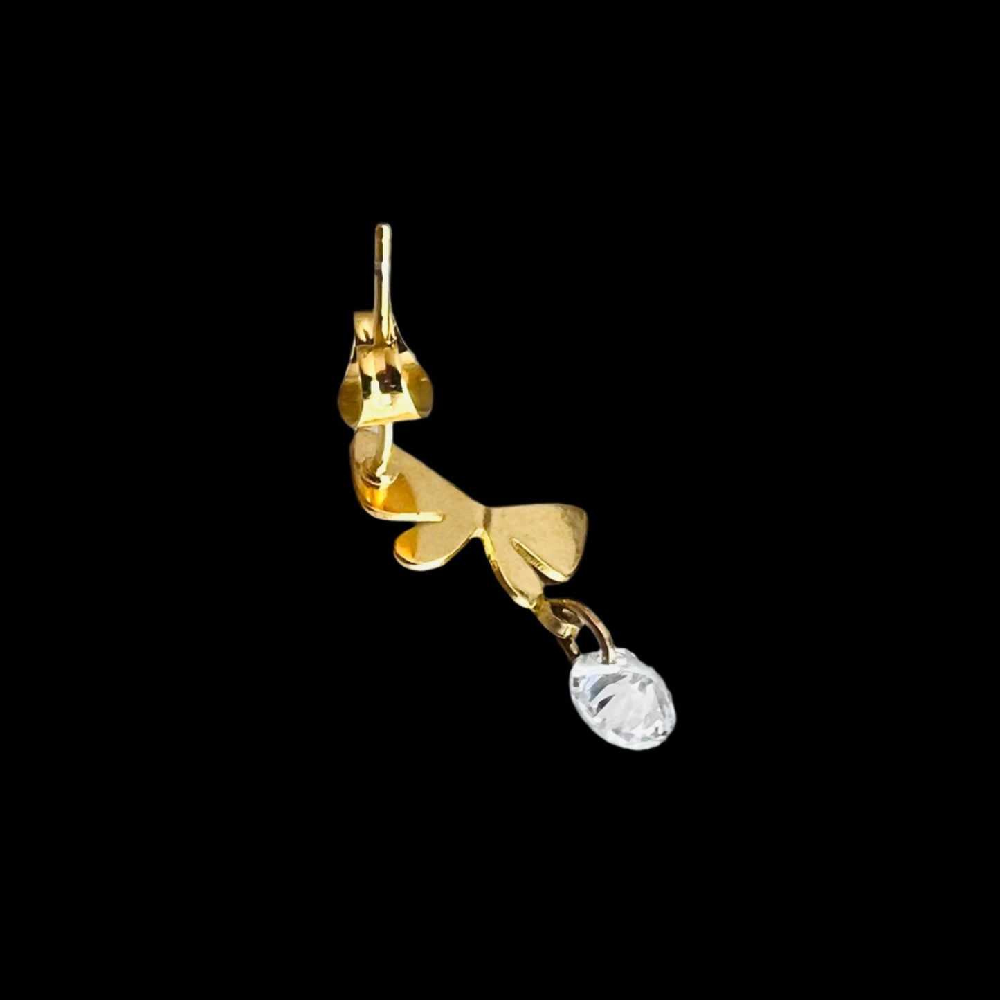 Tiny Butterfly Single Stud