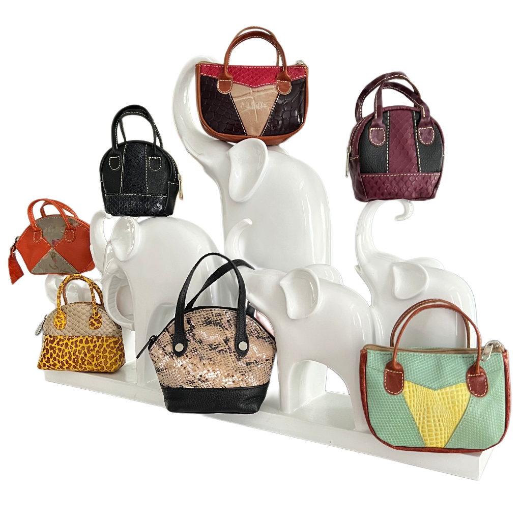 Mini Leather Coin Purse - Multicolor