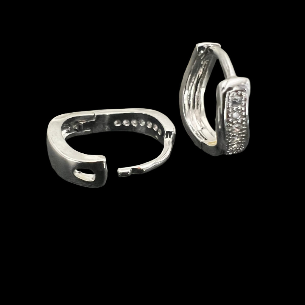 Rhinestone Hoops
