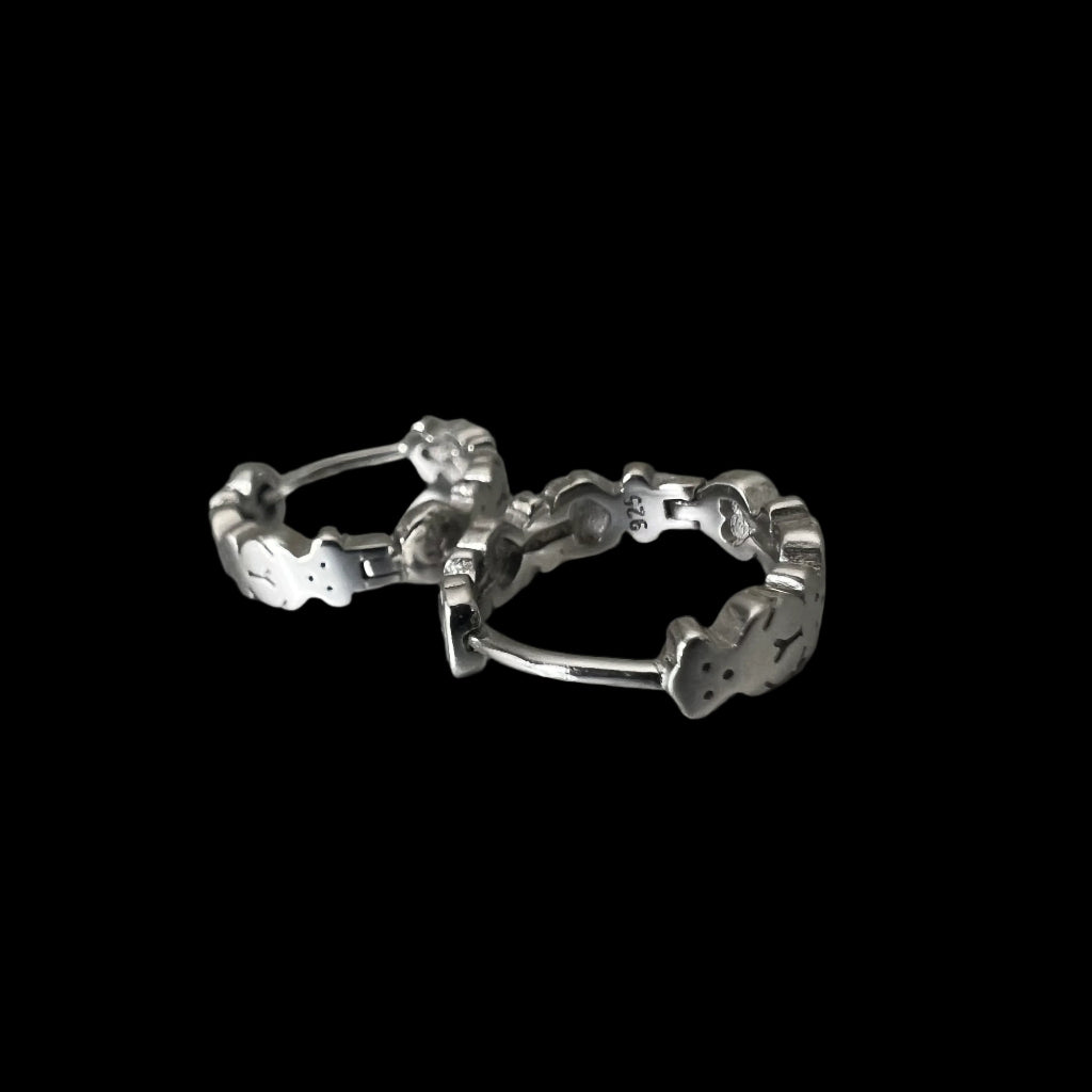 Panda- Shaped Hoops