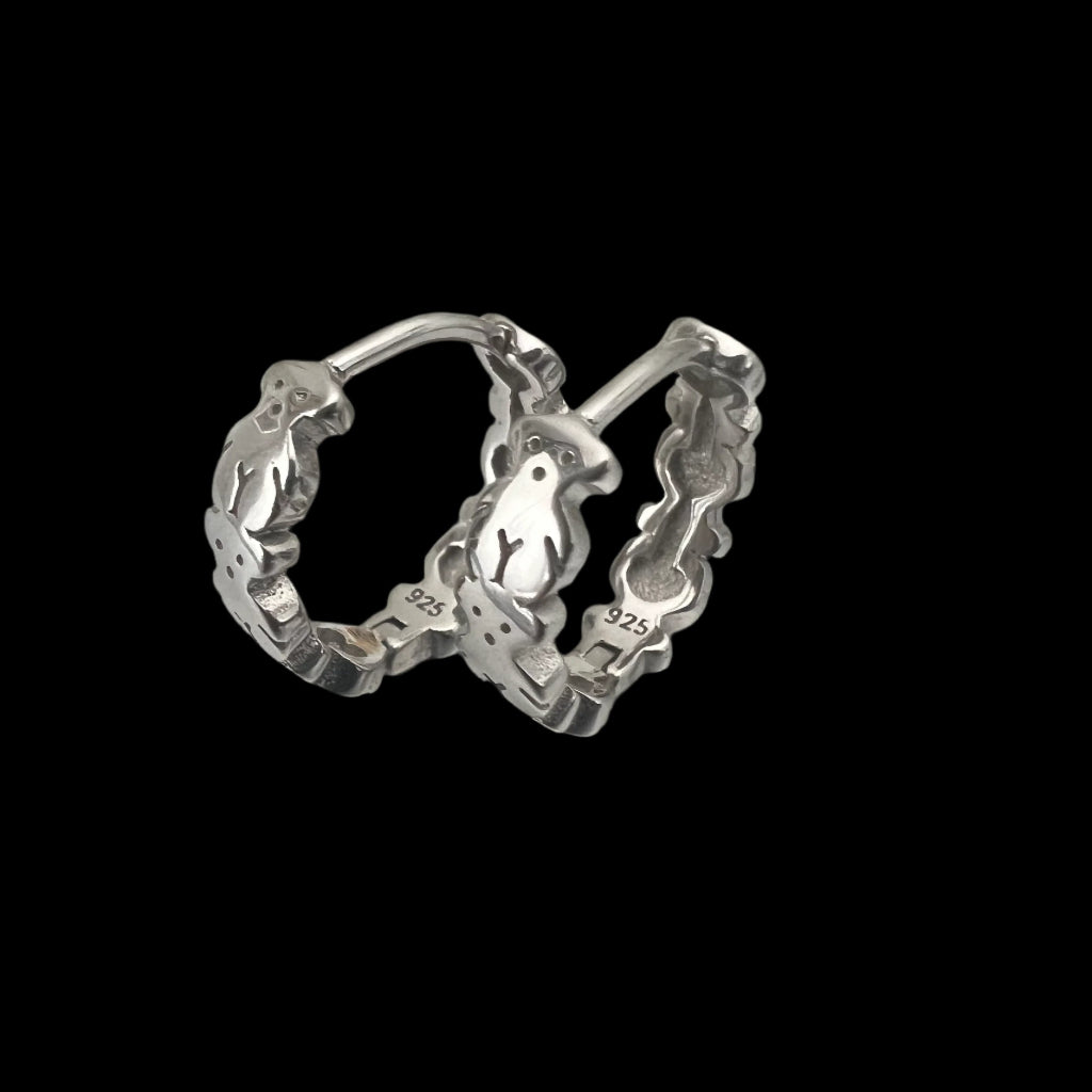 Panda- Shaped Hoops