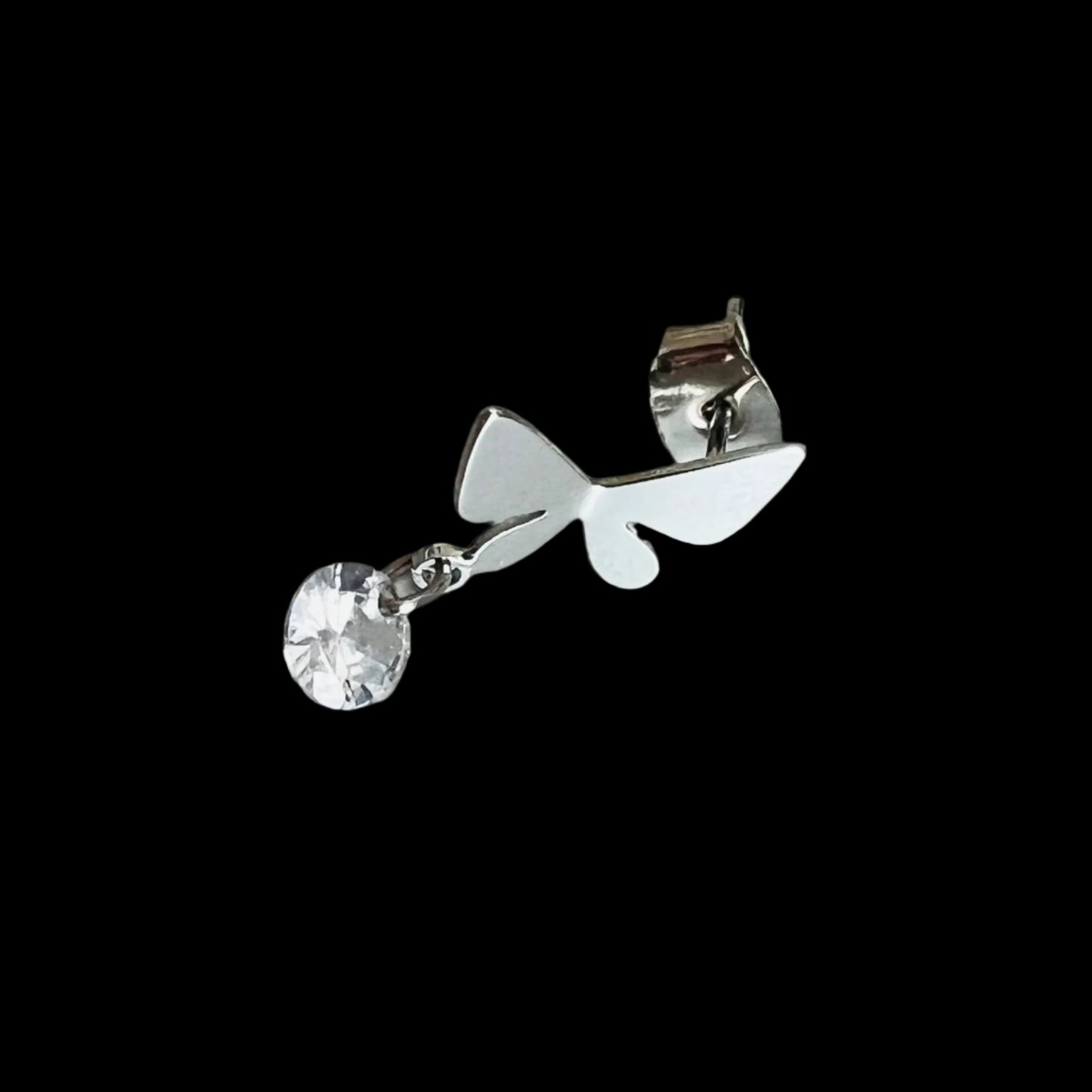 Tiny Butterfly Single Stud