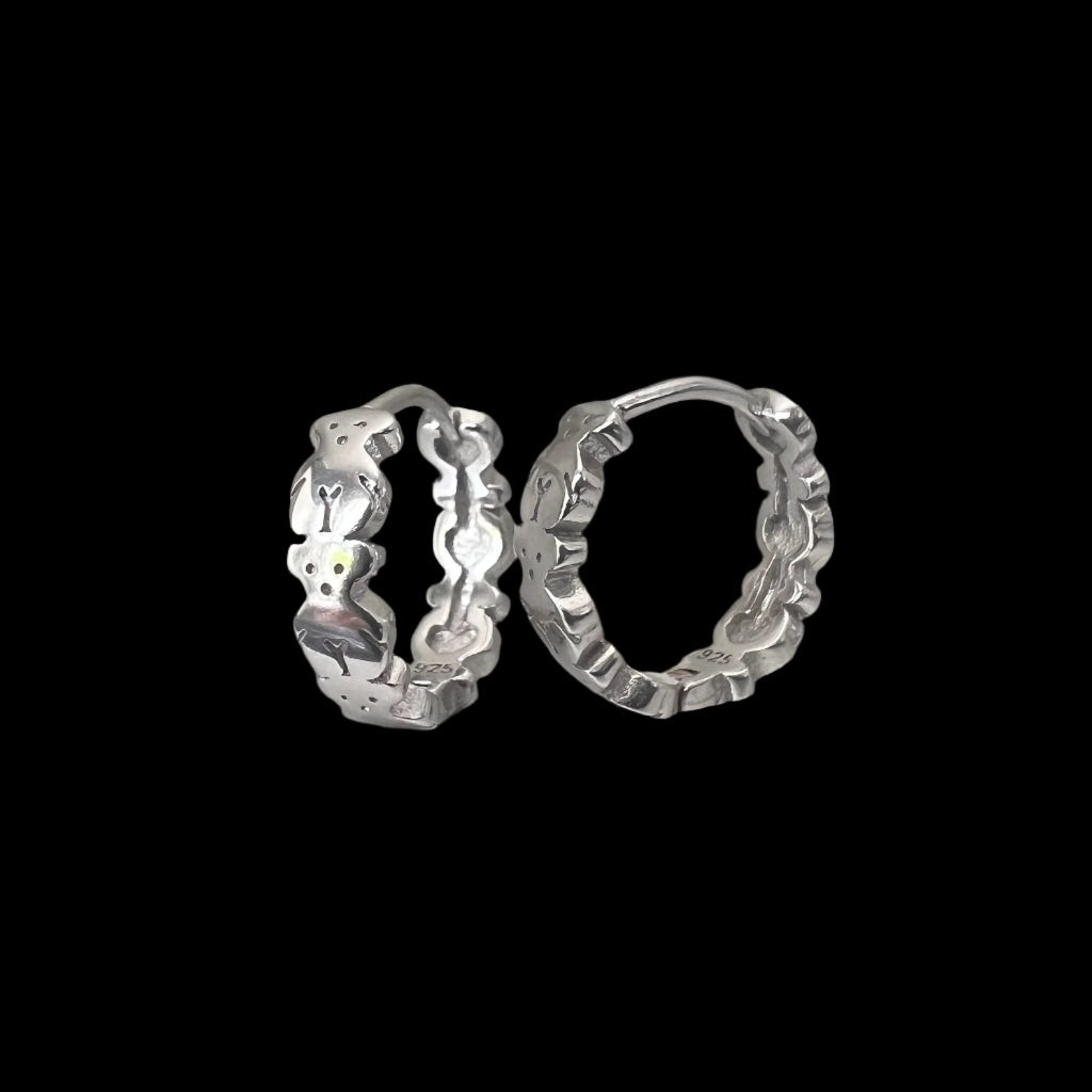 Panda- Shaped Hoops