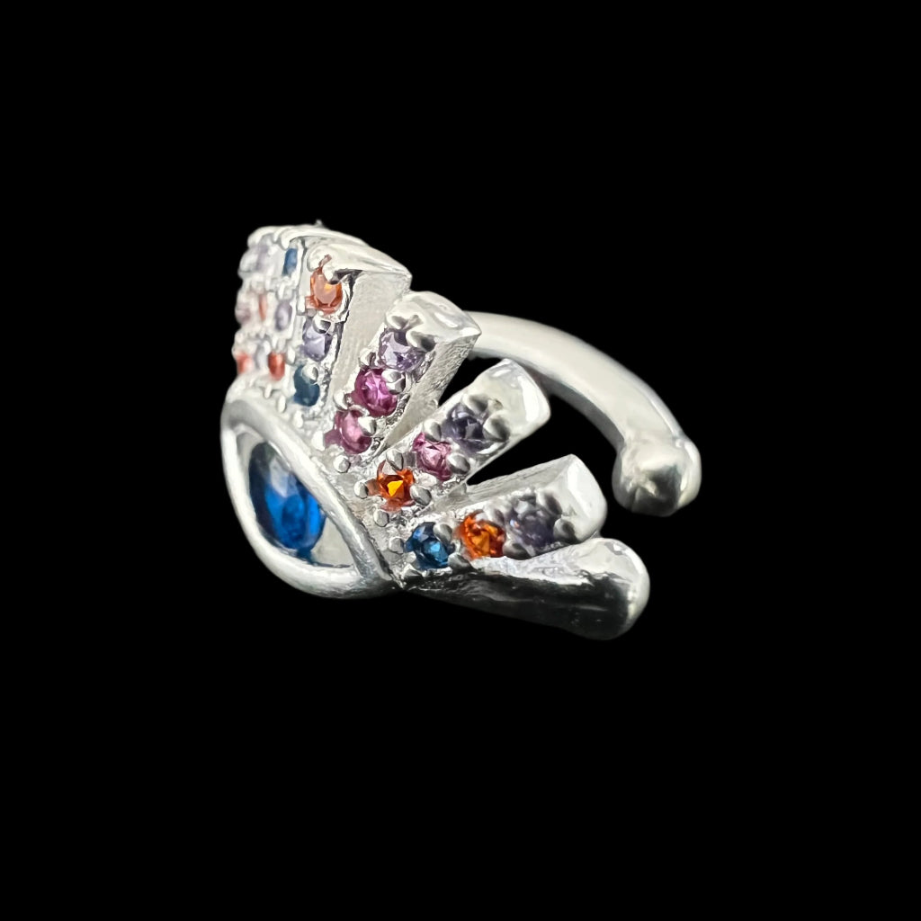 Evil Eye Ear Cuff