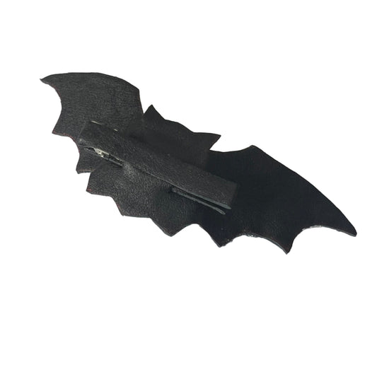 Midnight Bat Wing Hair Clip - Gothic Glitter Enchantment