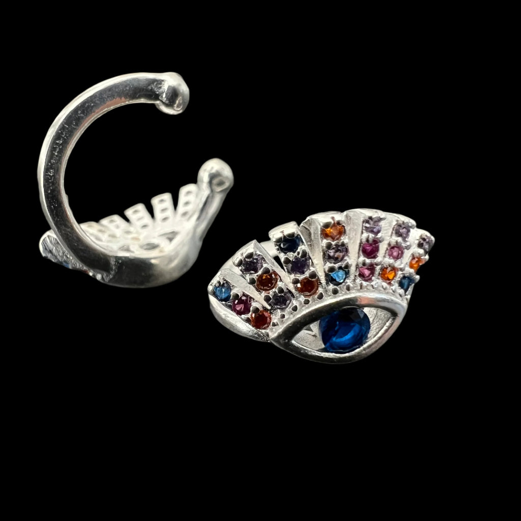 Evil Eye Ear Cuff