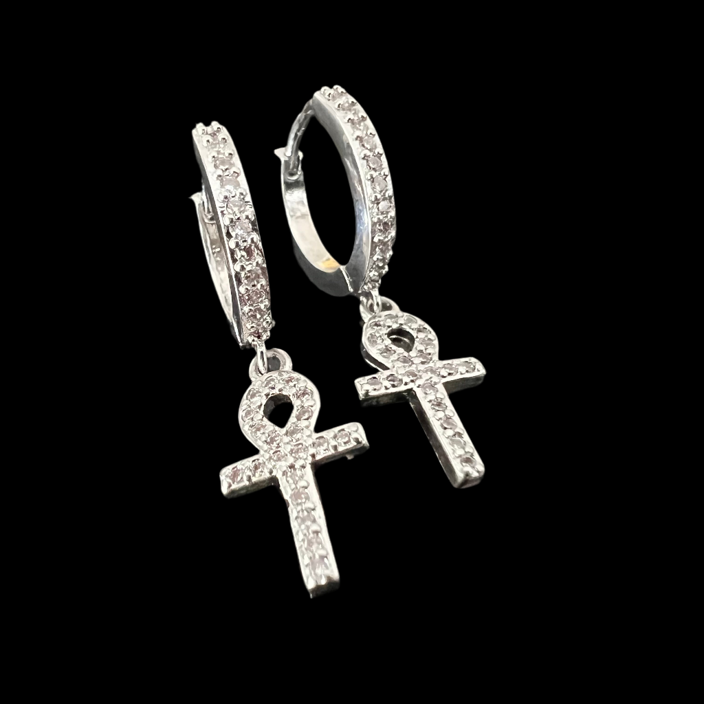 Ankh (Key of Life) Drop Earrings