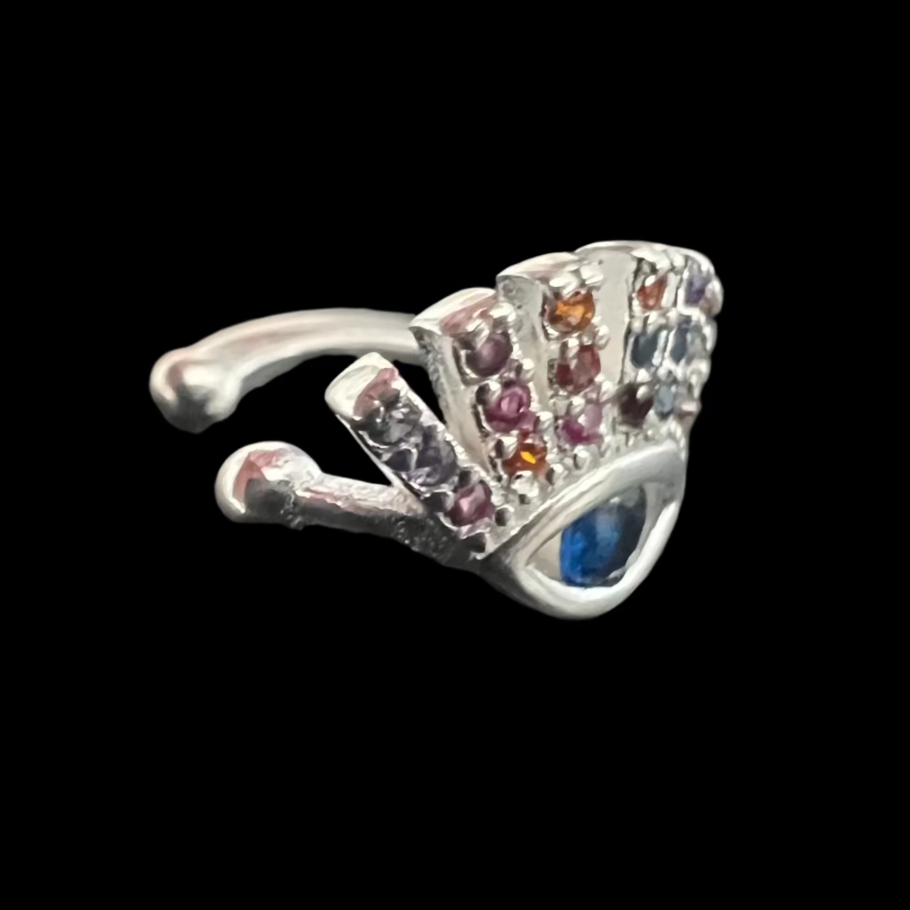 Evil Eye Ear Cuff