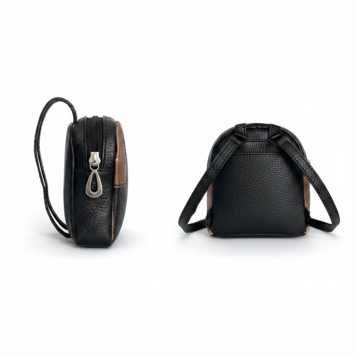 The Noir Croc Mini Coin Purse