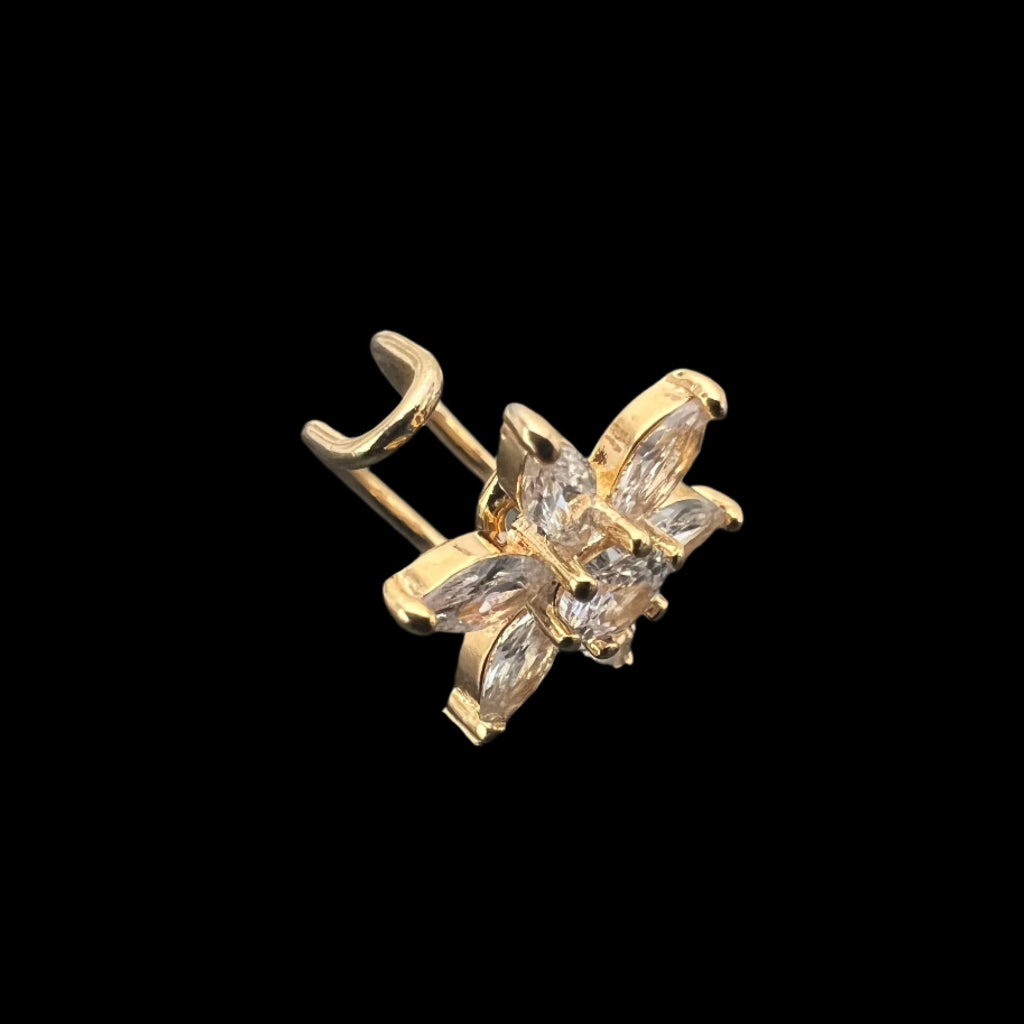Floral Ear Cuff