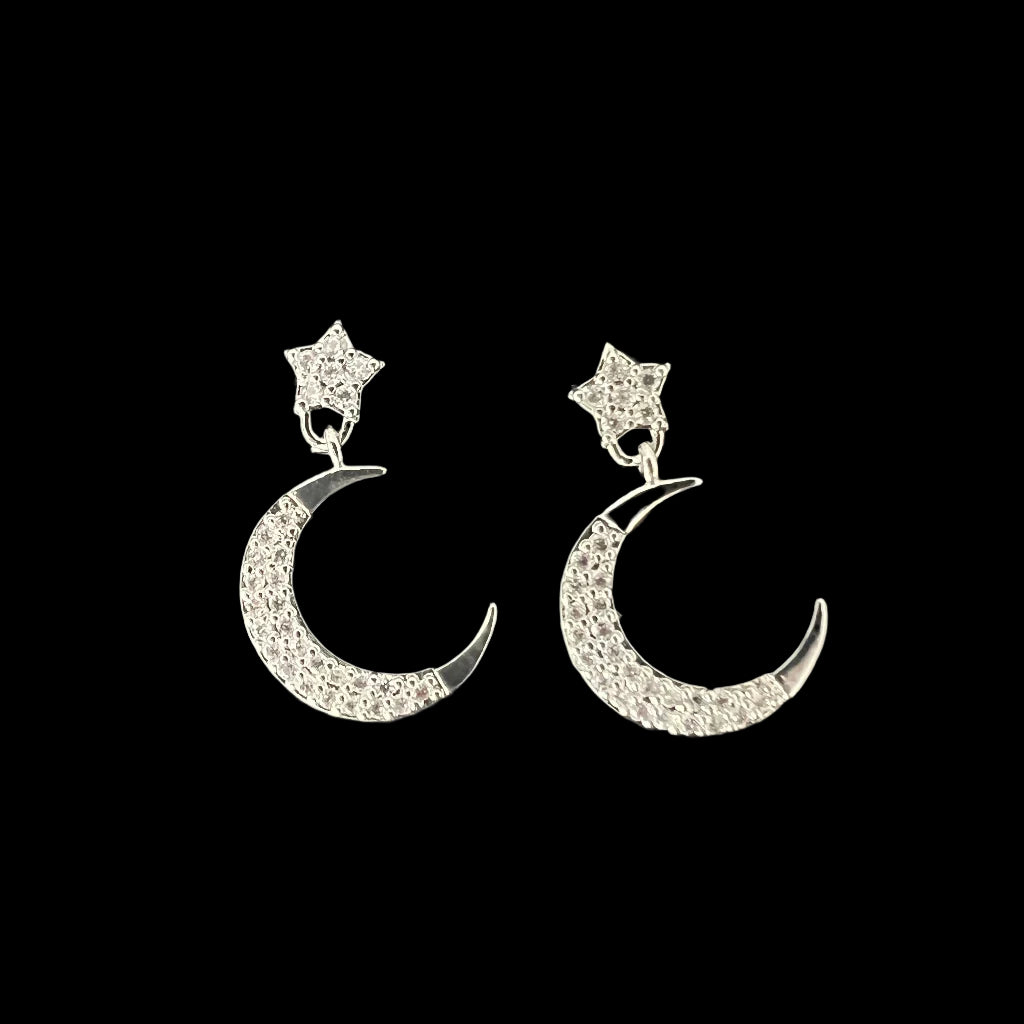 Moon & Star Studs