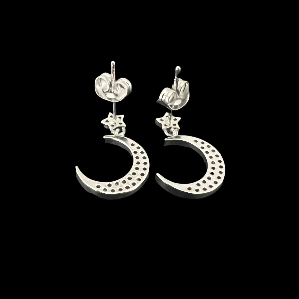 Moon & Star Studs