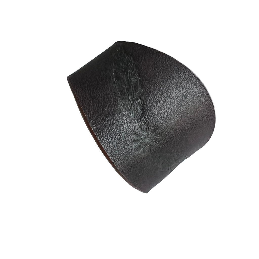 Leaf Leather Cuff