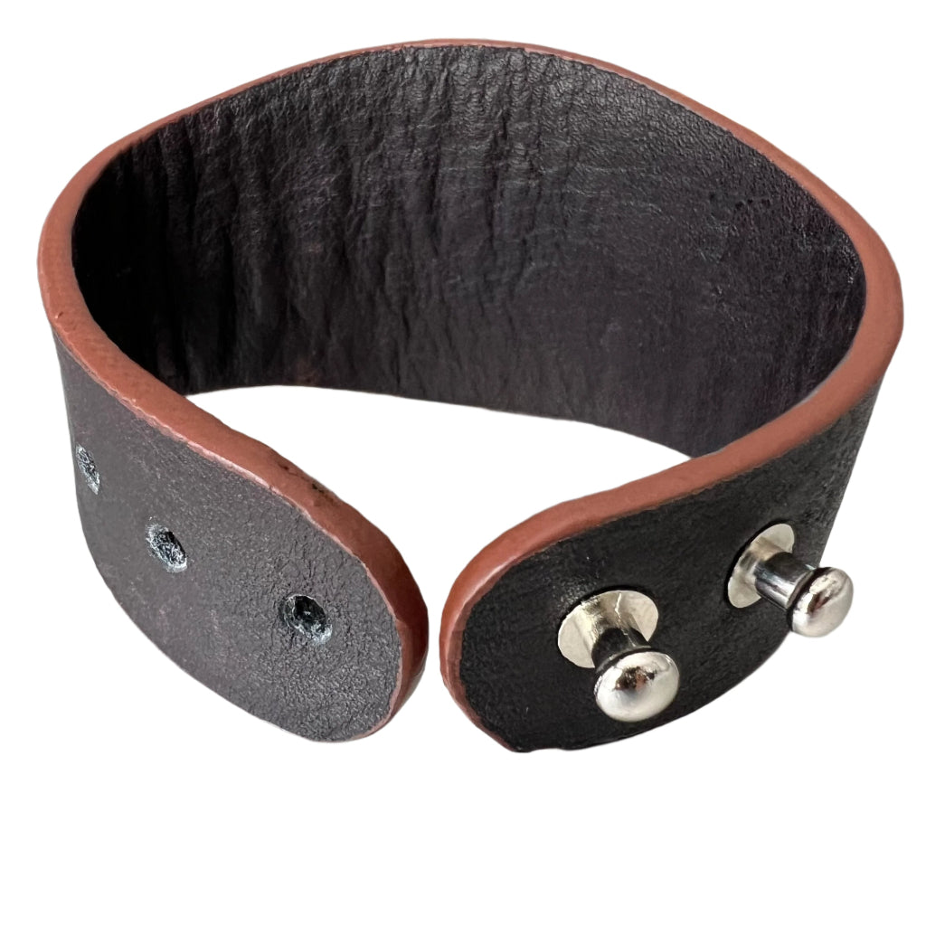 Leaf Leather Cuff