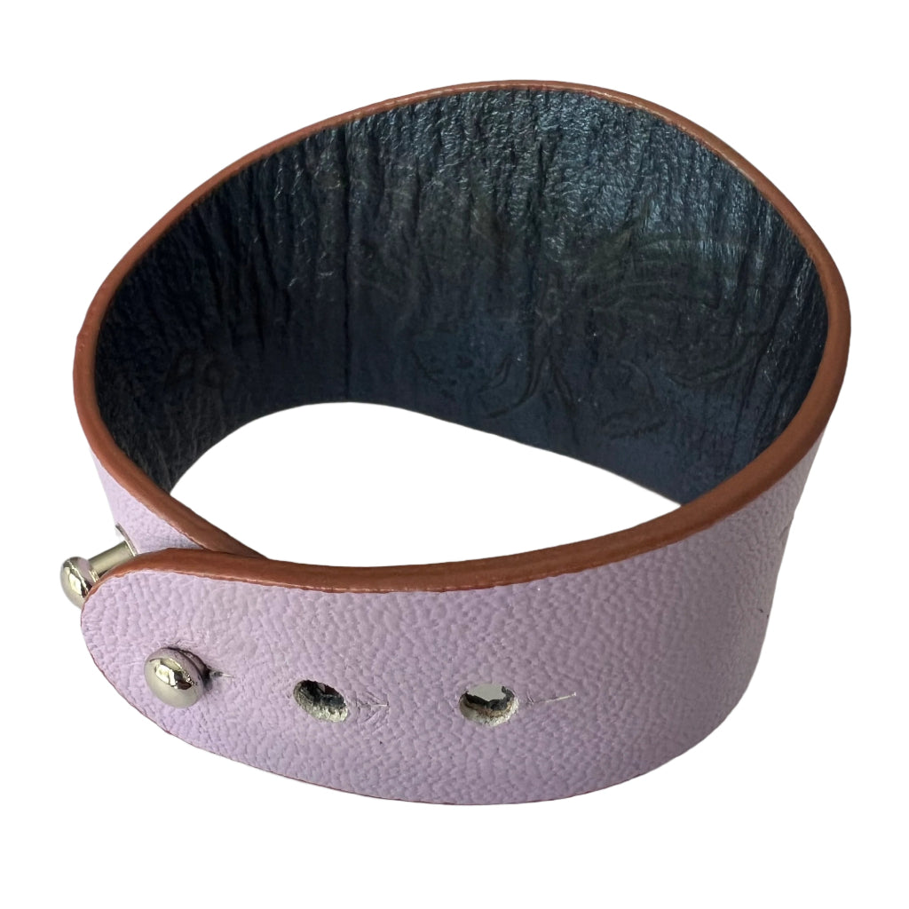 Reversible Butterfly Leather Cuff
