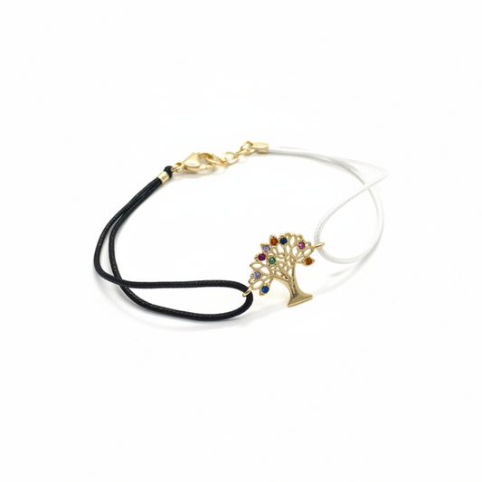Tree of life bracelet white background no shadow