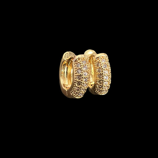 Chunky Huggie Hoops