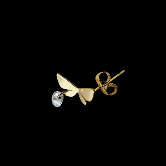 Tiny Butterfly Single Stud