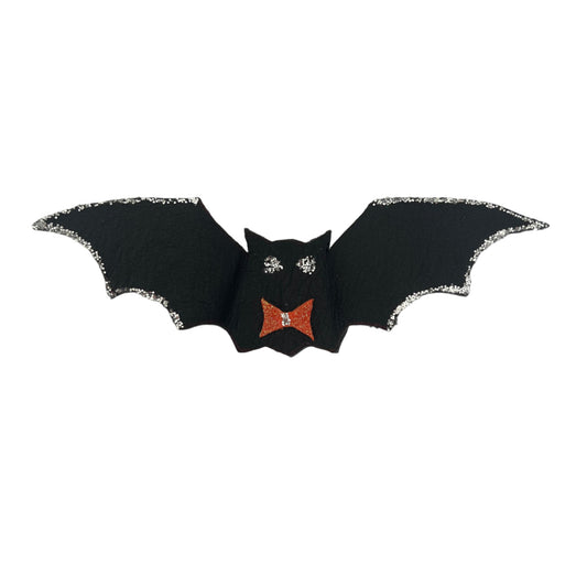 Midnight Bat Wing Hairpin - Gothic Glitter Enchantment