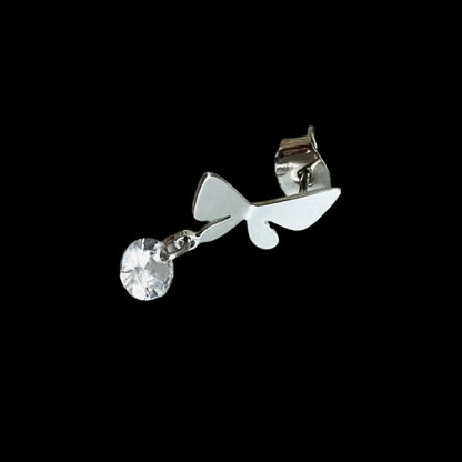 Tiny Butterfly Single Stud