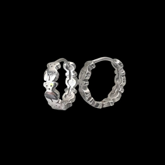 Panda- Shaped Hoops