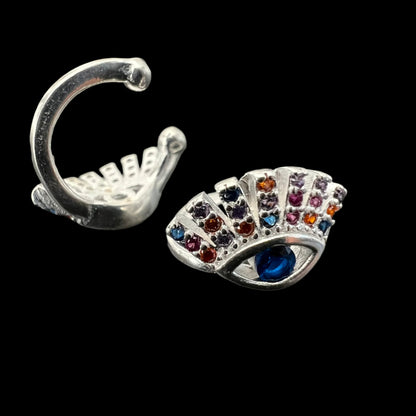 Evil Eye Ear Cuff