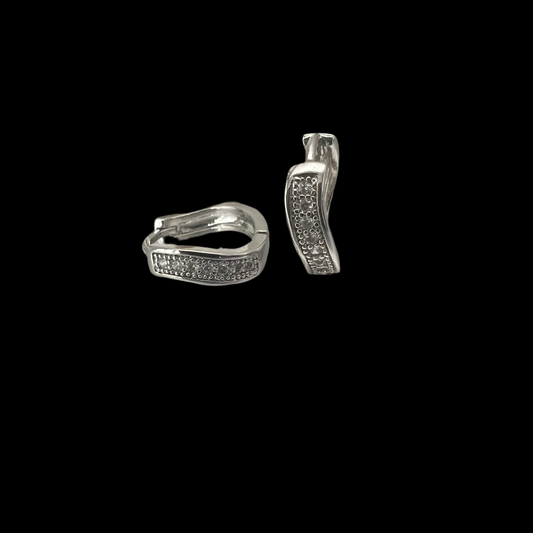 Rhinestone Hoops