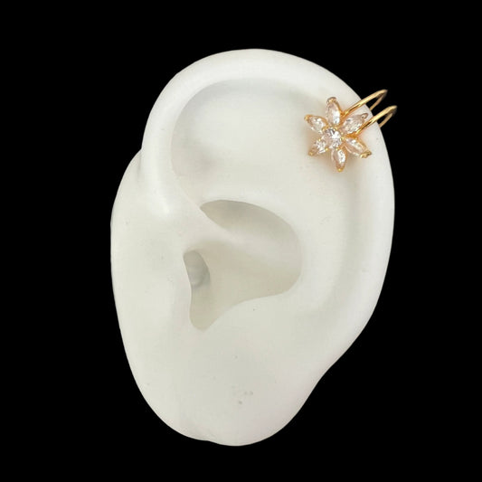 Floral Ear Cuff