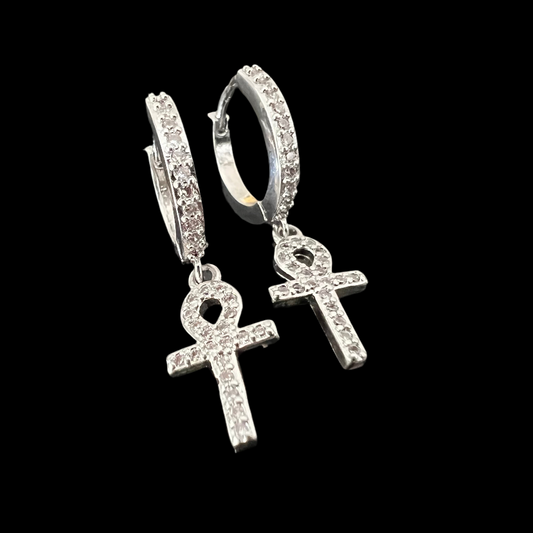 Ankh (Key of Life) Drop Earrings