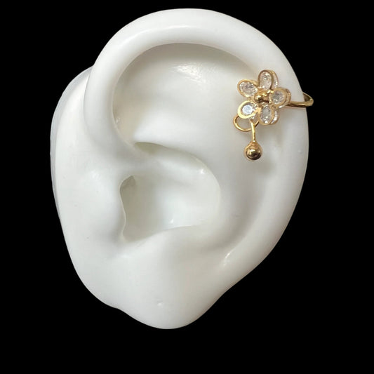 Flower Ear Cuff