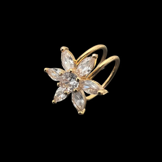Floral Ear Cuff