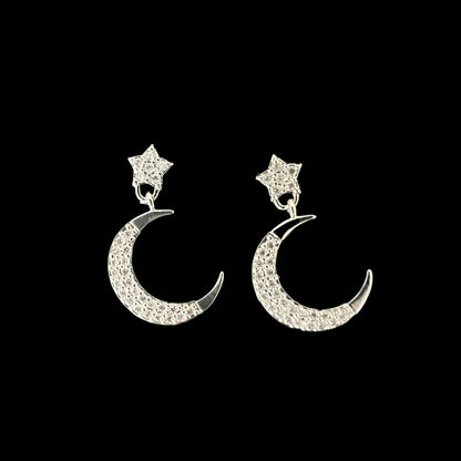Moon & Star Studs