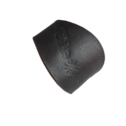 Leaf Leather Cuff
