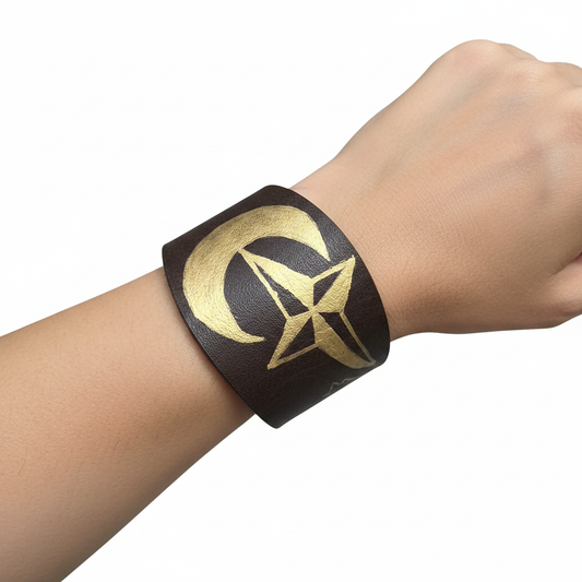 Celestial Night cuff model white bg