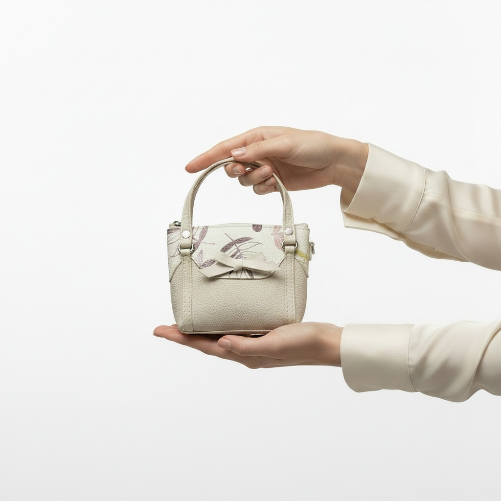 Cream Mini Satchel - Tiny