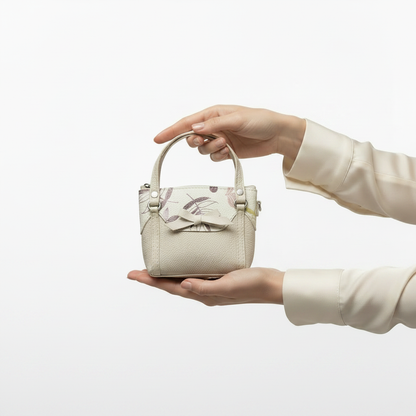 Cream Mini Satchel - Tiny