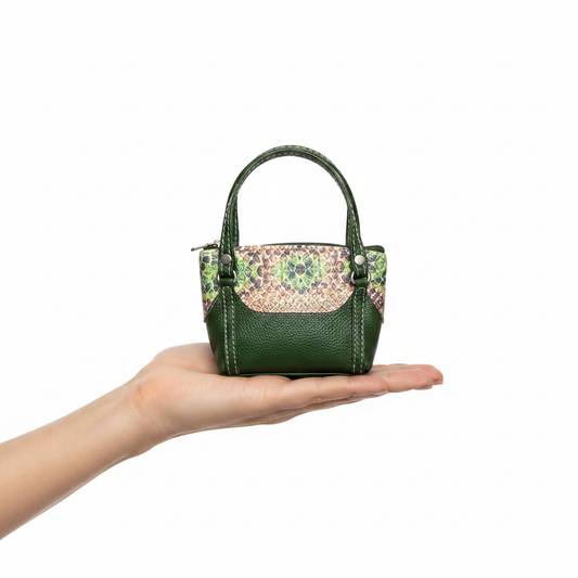 Mini Purse Model Pure White Background