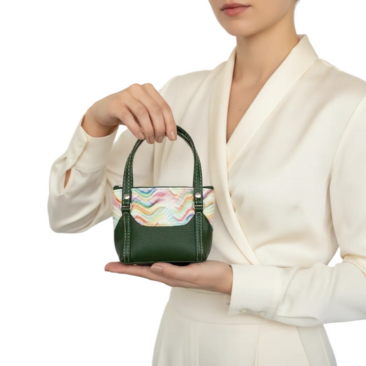 Model Holding Mini Satchel Pure White BG