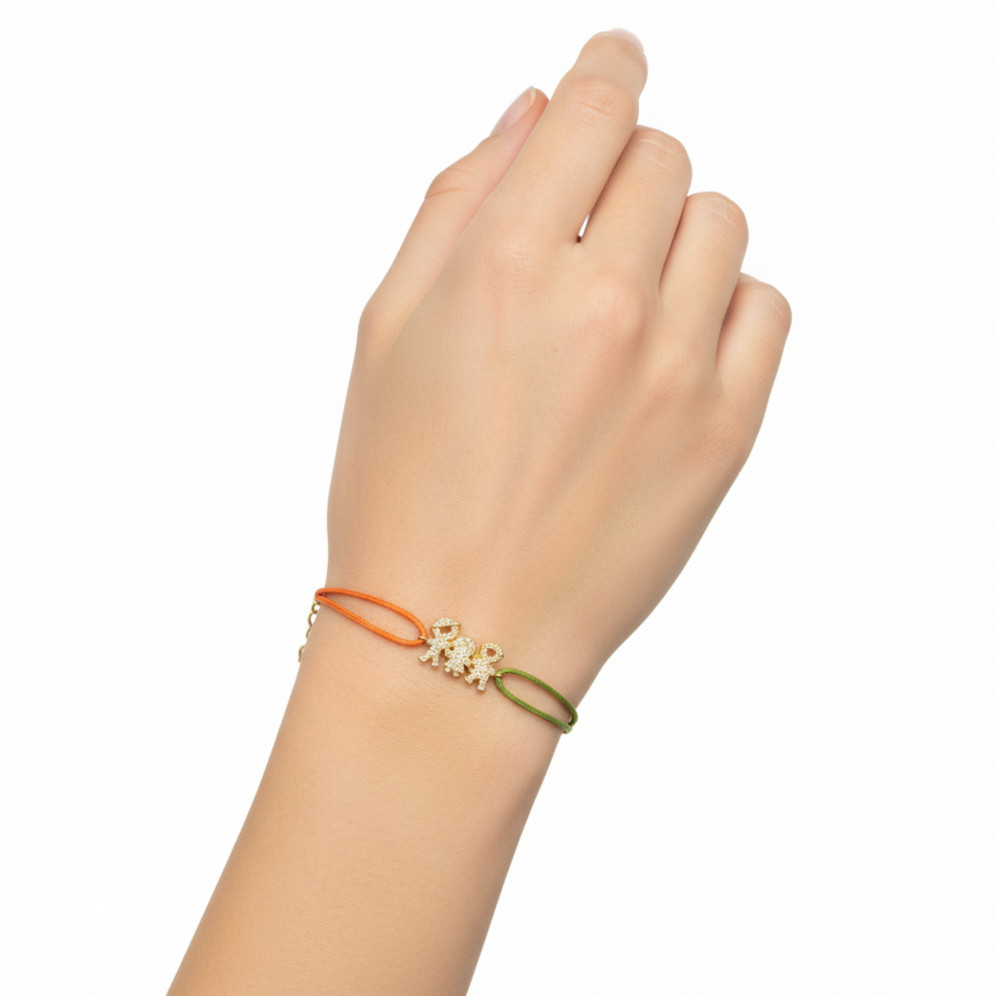 Model wearing bracelet