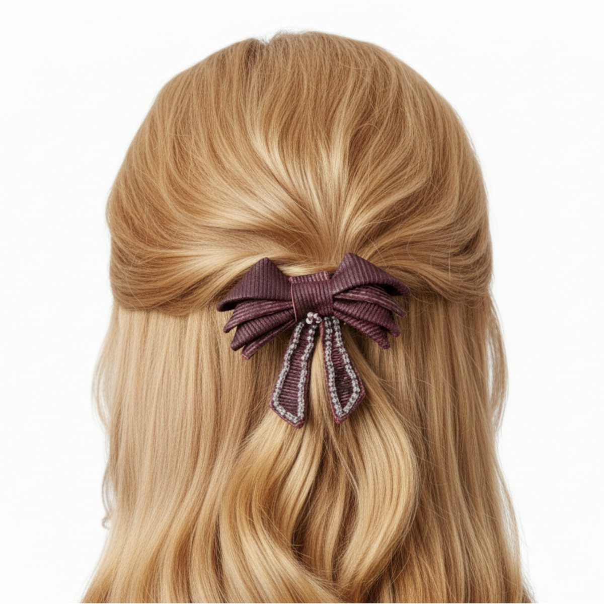 The Bordeaux Bow – Hair Blonde